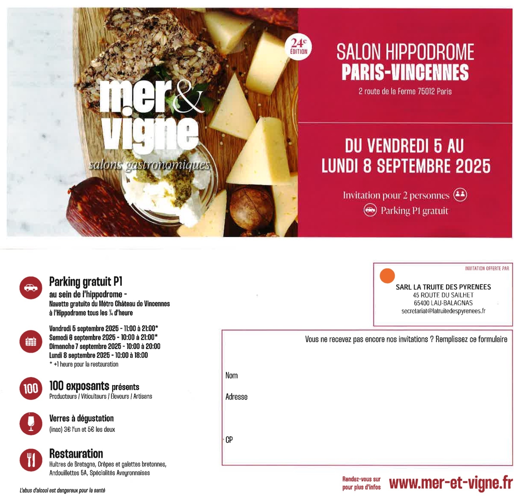 Salon Mer et Vigne Hippodrome de Vincennes Septembre 2025