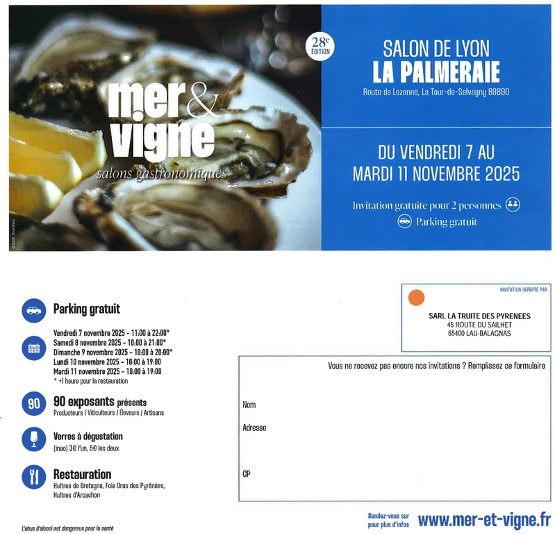 salon de La Tour de Salvagny du 7 au 11 novembre 2025