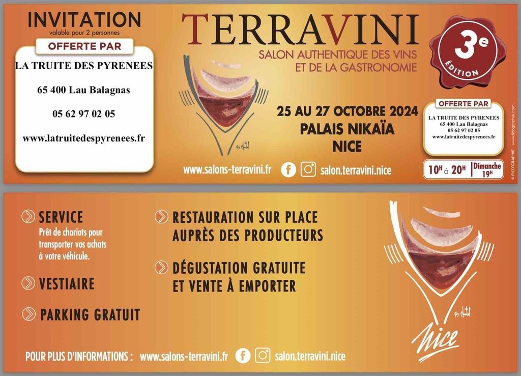 Invitation salon Terravini Oct24